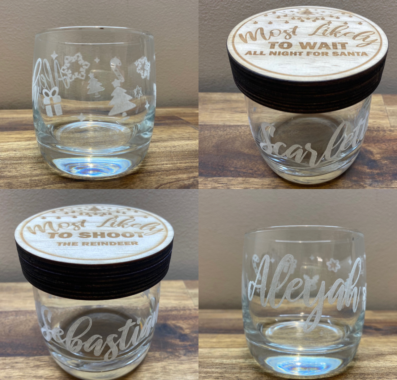 Christmas 'Most Likely' Lolly Glass Jar